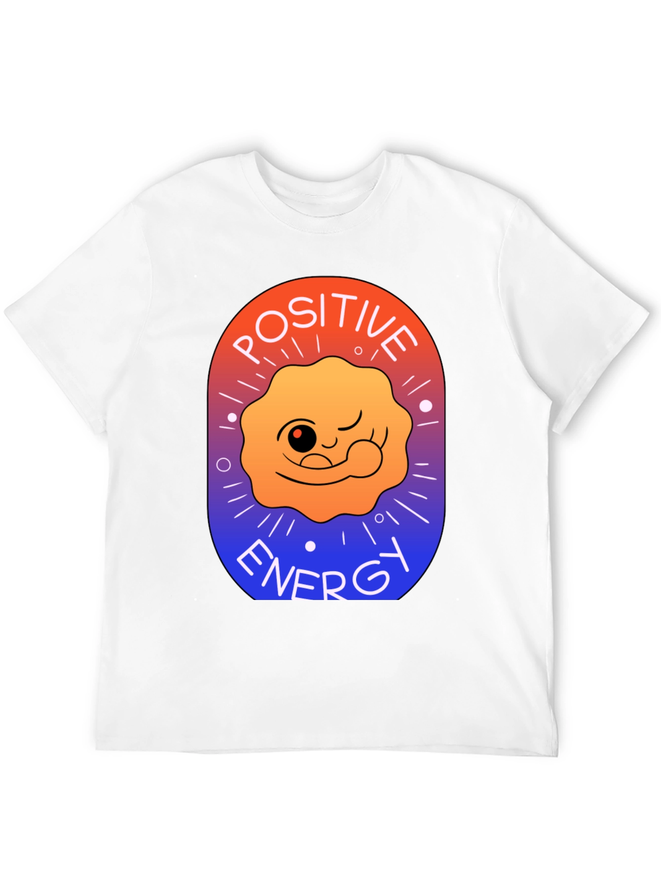 Positive Energy Graphic T-Shirt - Soft Cotton Blend