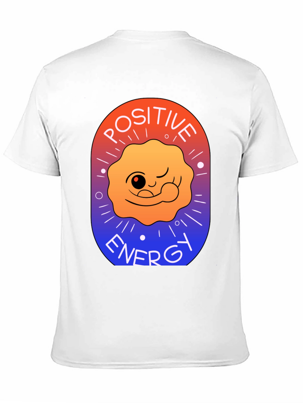 Positive Energy Graphic T-Shirt - Soft Cotton Blend