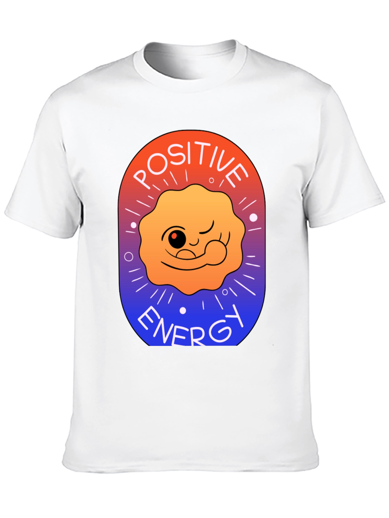 Positive Energy Graphic T-Shirt - Soft Cotton Blend