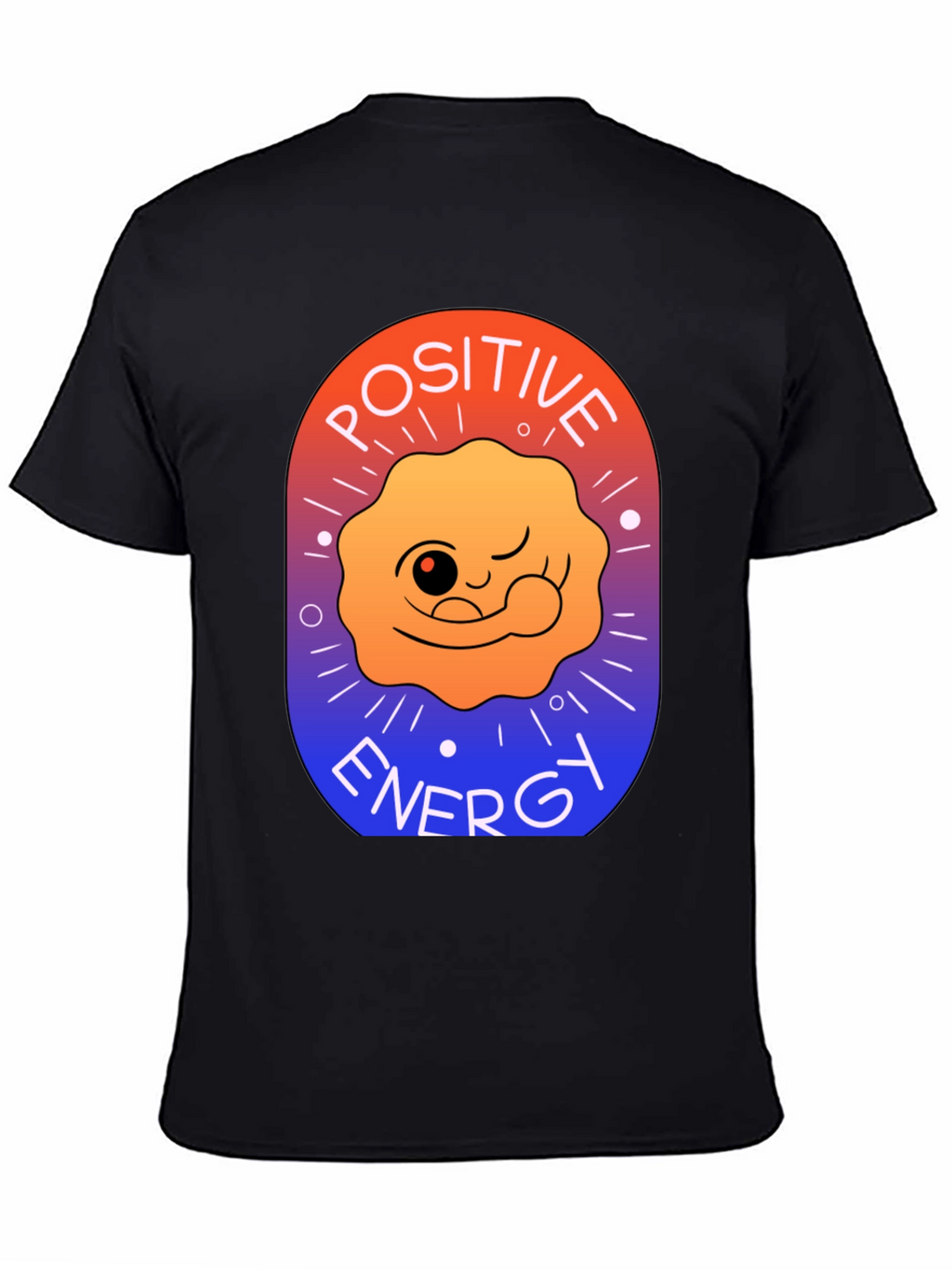 Positive Energy Graphic T-Shirt - Soft Cotton Blend