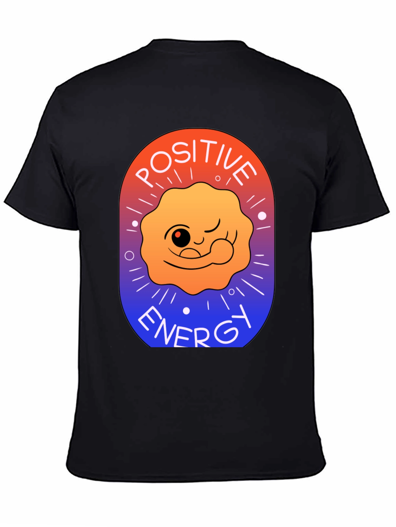 Positive Energy Graphic T-Shirt - Soft Cotton Blend