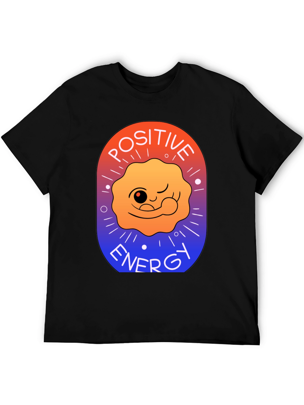 Positive Energy Graphic T-Shirt - Soft Cotton Blend