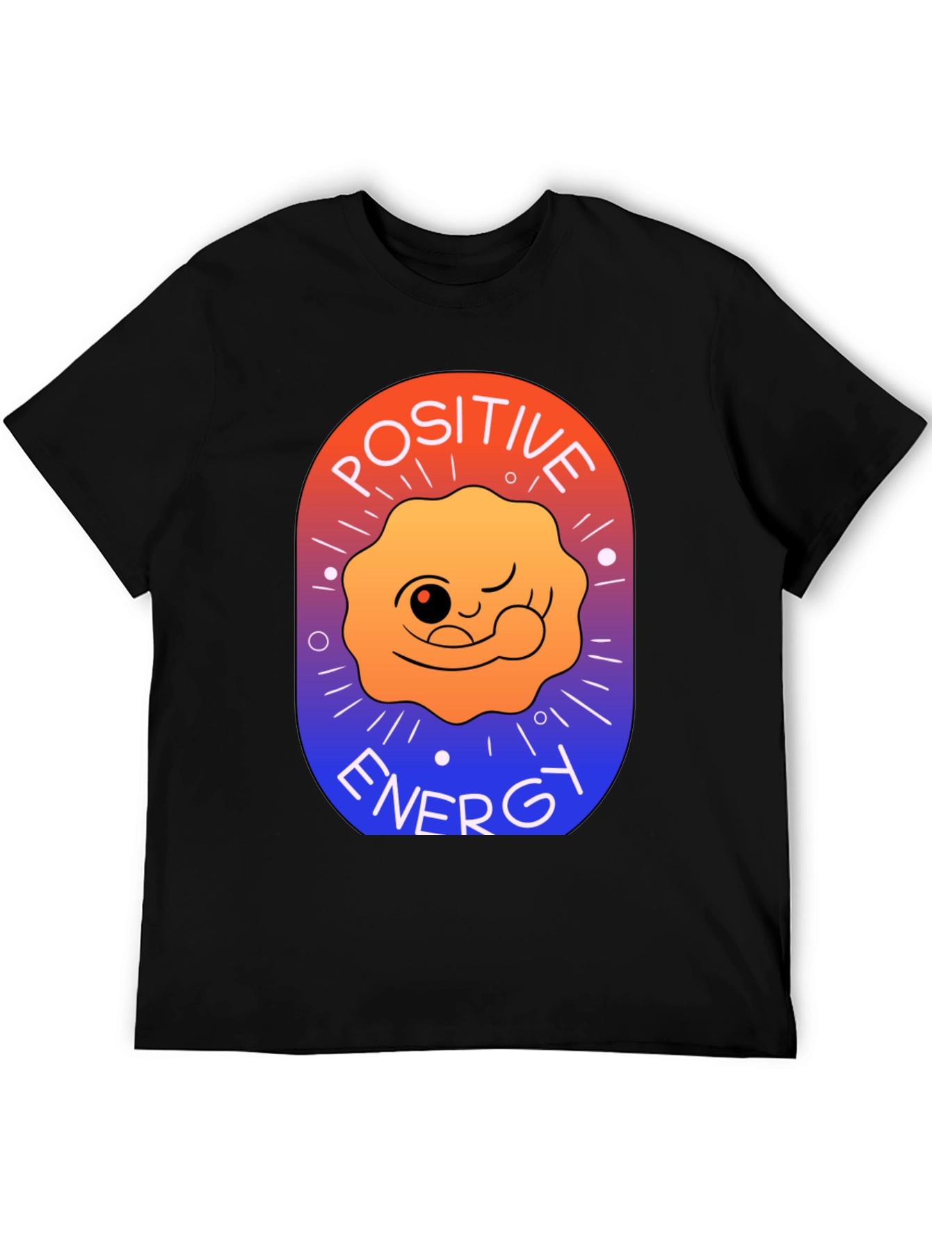 Positive Energy Graphic T-Shirt - Soft Cotton Blend