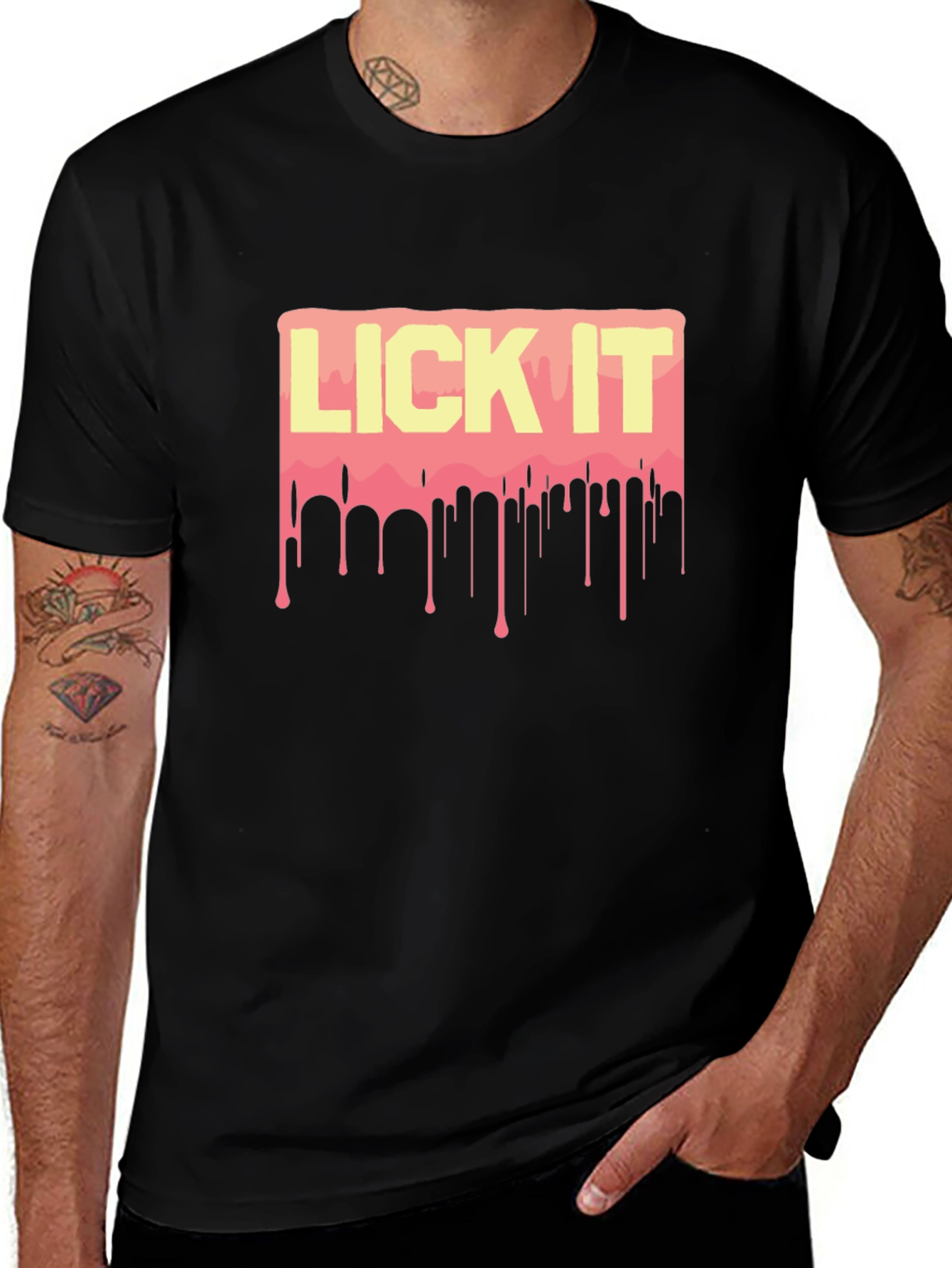 Lick It Graphic Tee - Bold & Edgy Style