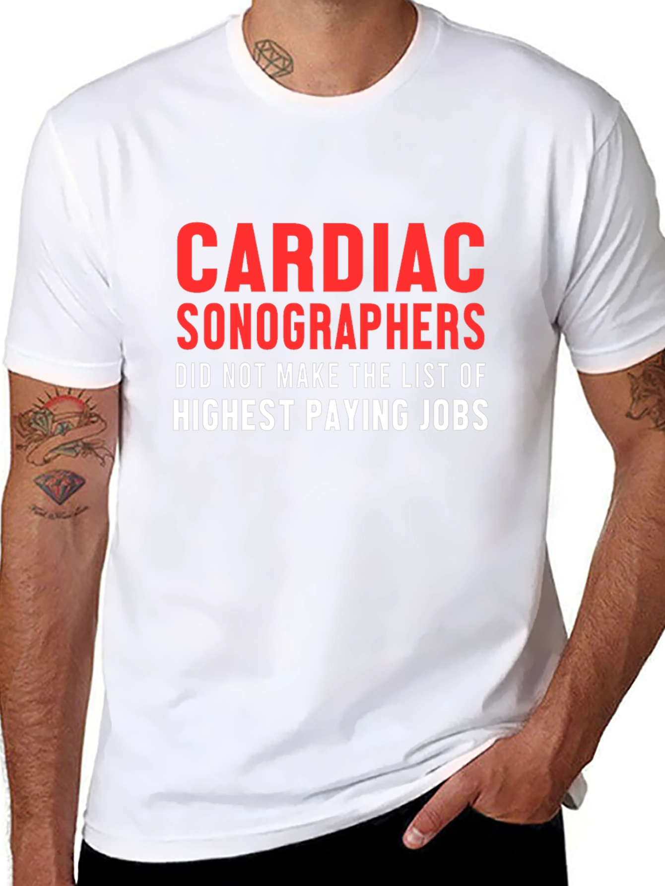 Cardiac Sonographers T-Shirt - Funny Job Profession Tee