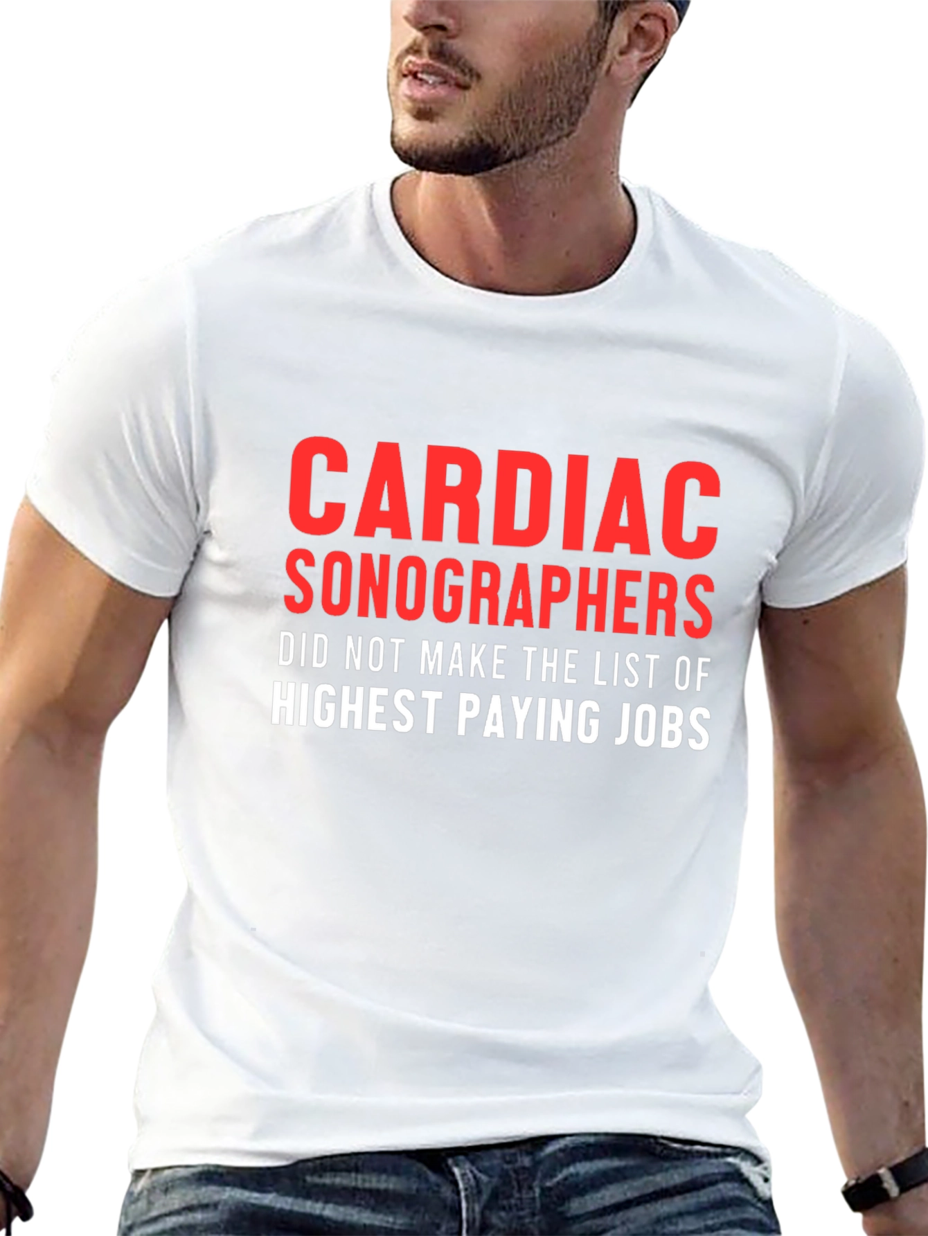 Cardiac Sonographers T-Shirt - Funny Job Profession Tee