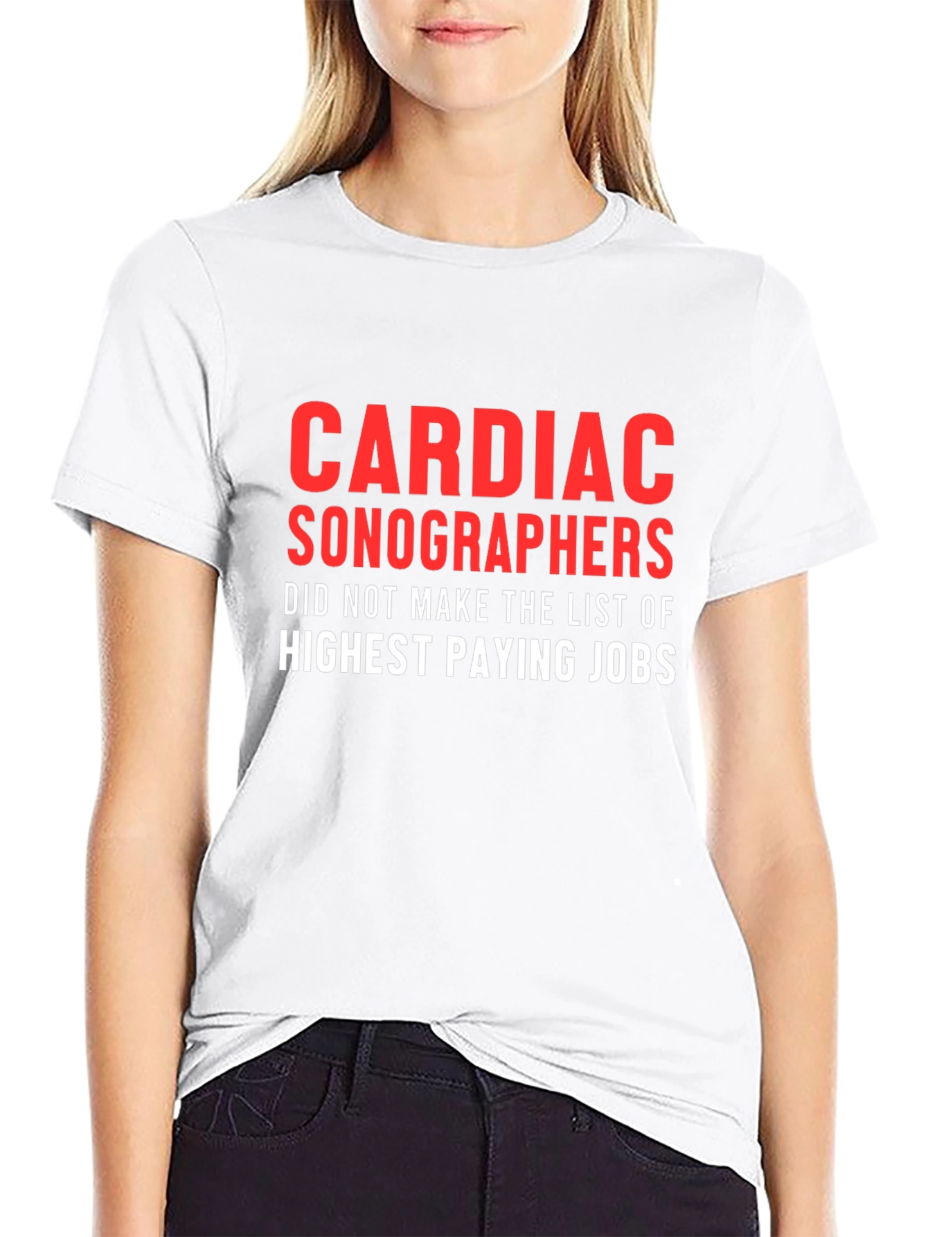 Cardiac Sonographers T-Shirt - Funny Job Profession Tee