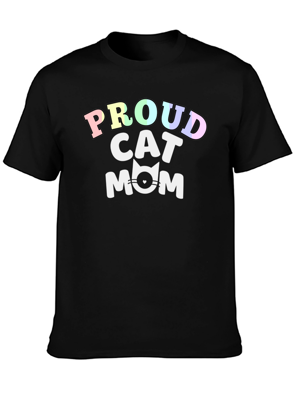 Proud Cat Mom T-Shirt - Cute Feline Lover Tee