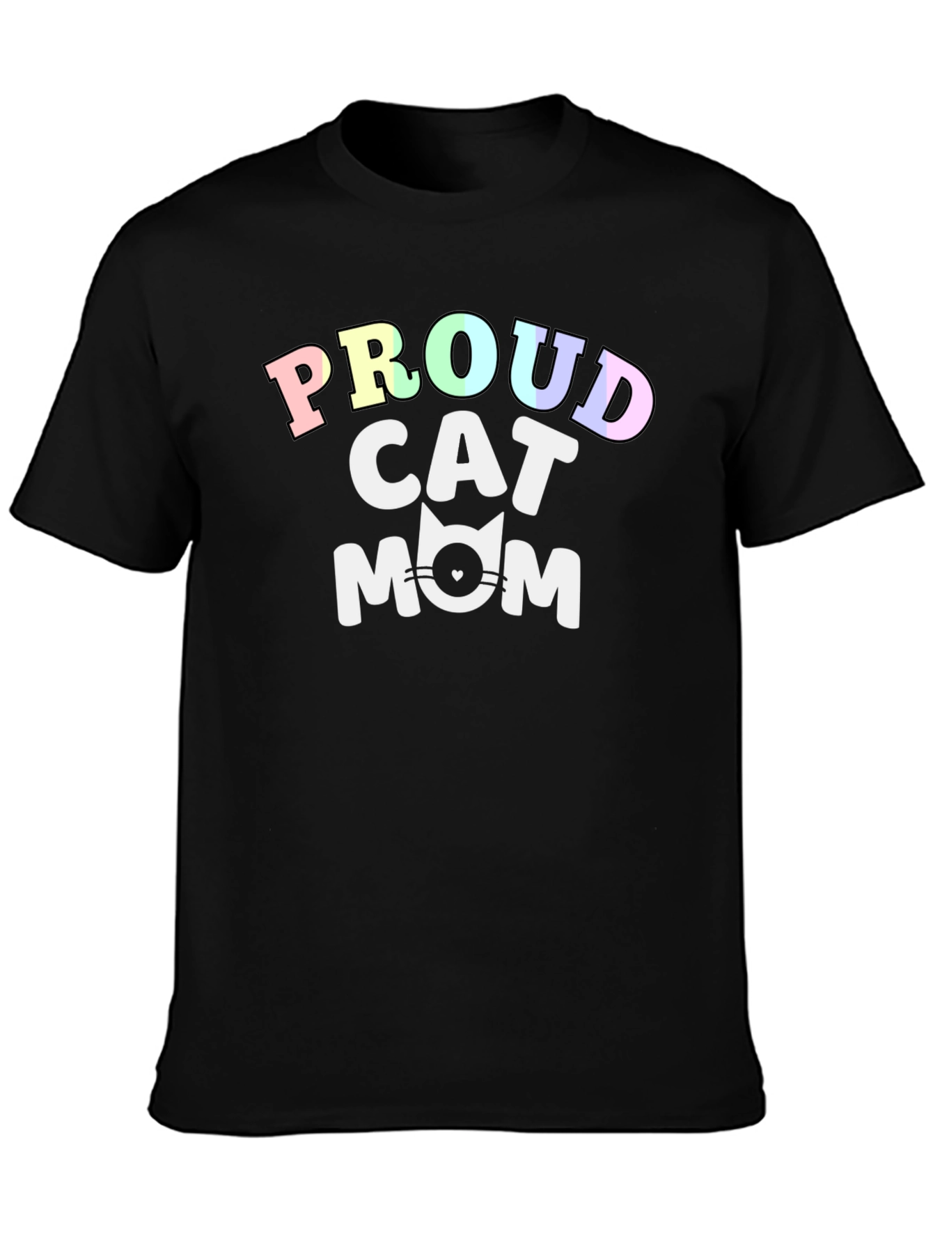 Proud Cat Mom T-Shirt - Cute Feline Lover Tee