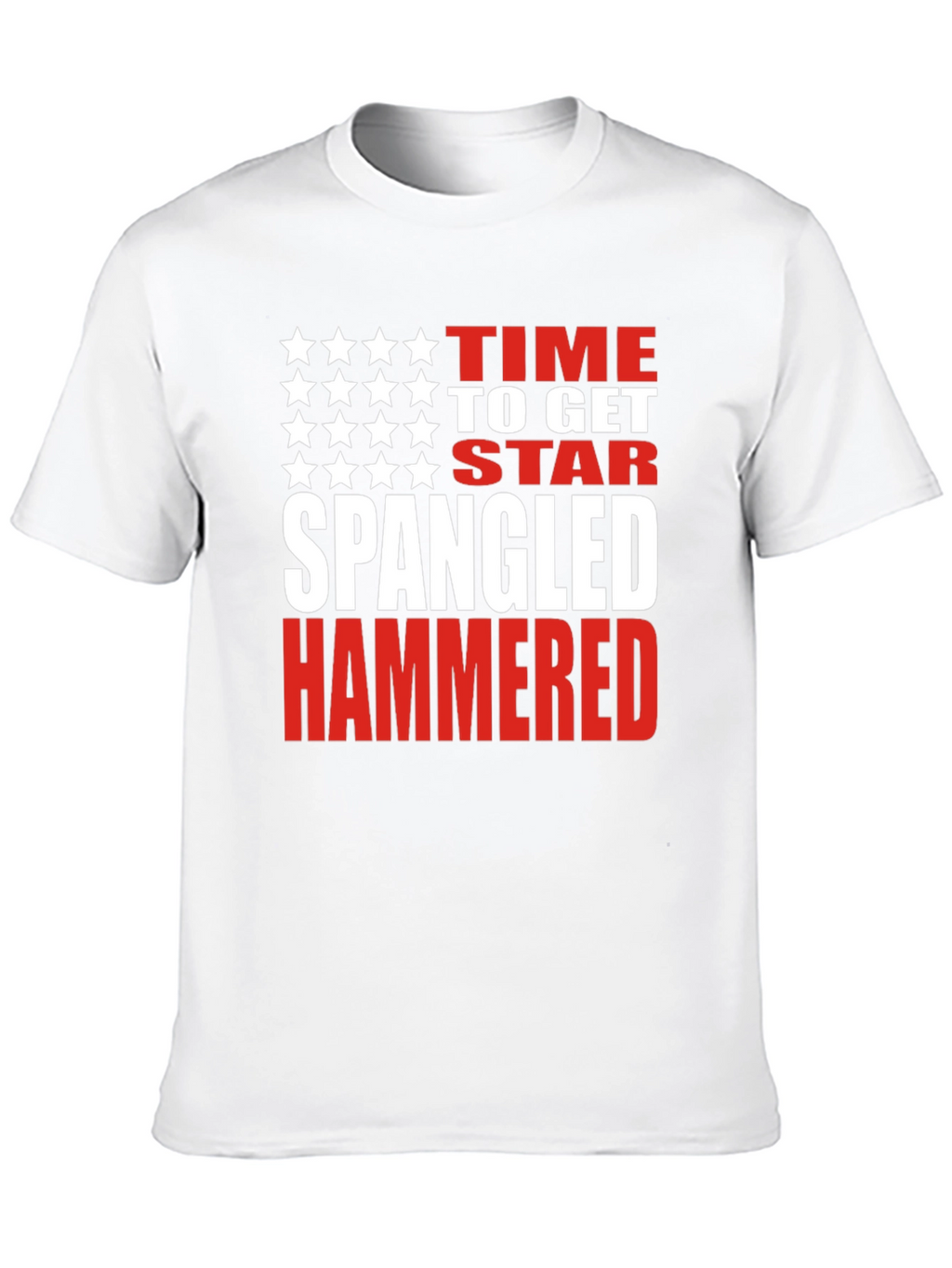 Star Spangled Hammered T-Shirt - Patriotic USA Tee