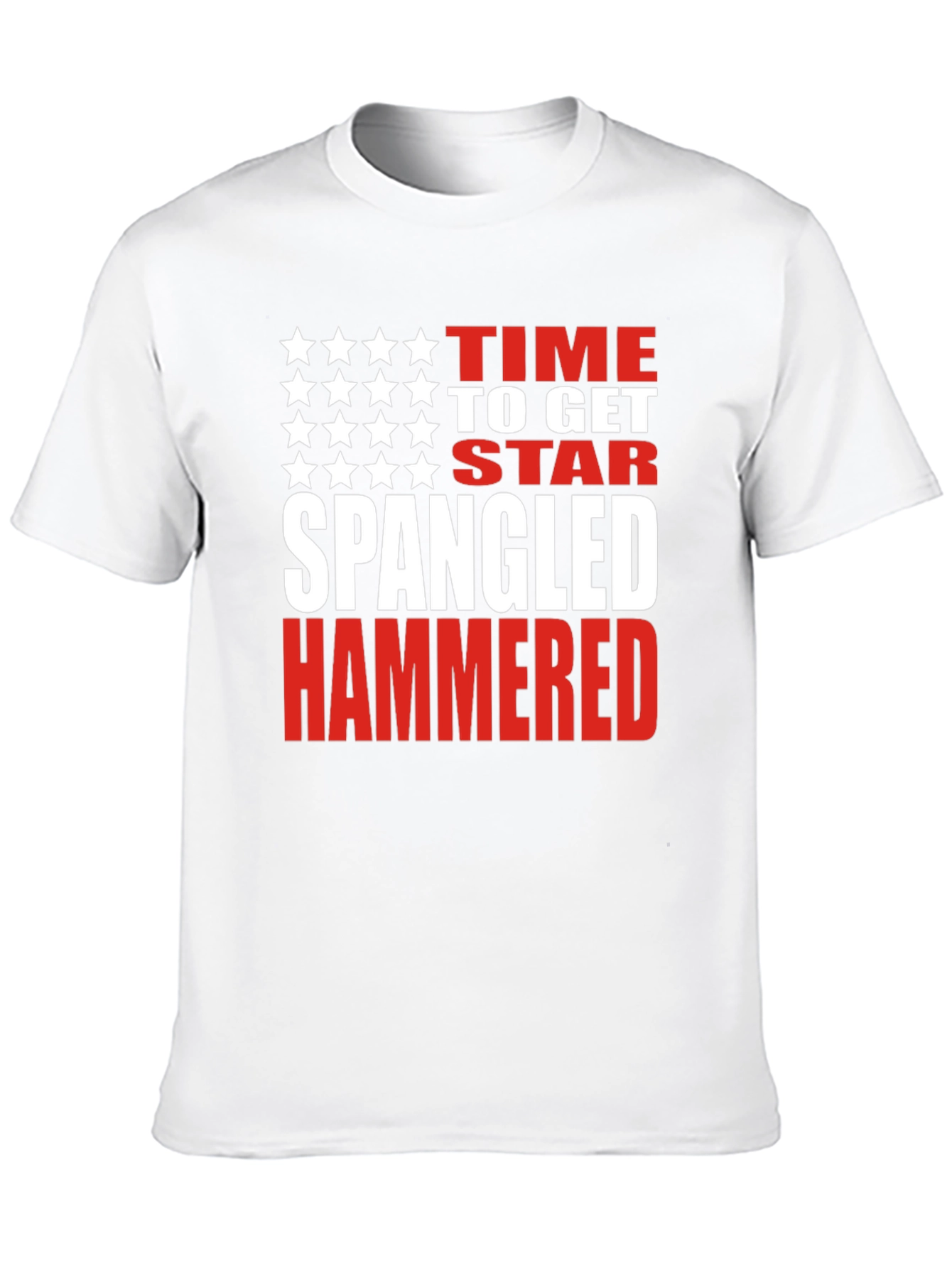 Star Spangled Hammered T-Shirt - Patriotic USA Tee