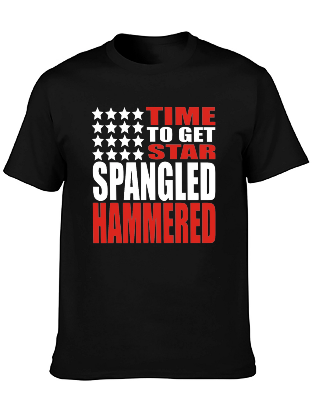 Star Spangled Hammered T-Shirt - Patriotic USA Tee