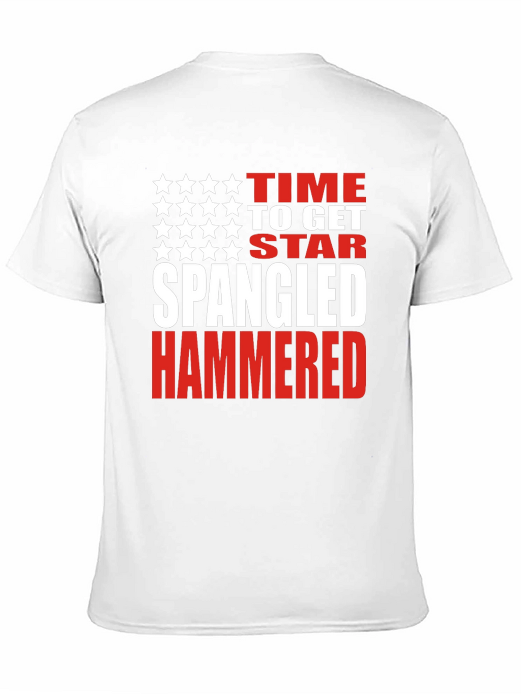 Star Spangled Hammered T-Shirt - Patriotic USA Tee