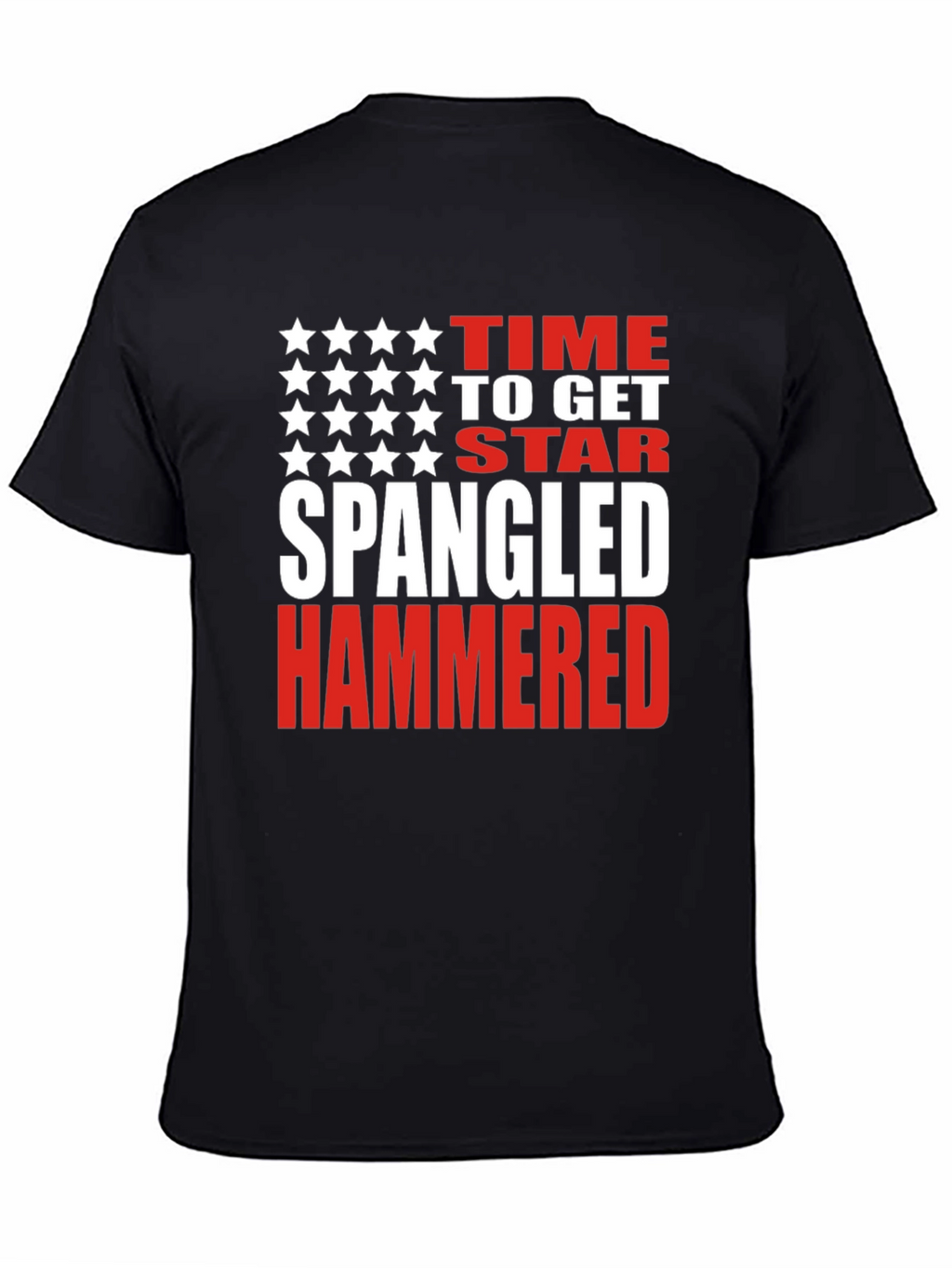Star Spangled Hammered T-Shirt - Patriotic USA Tee