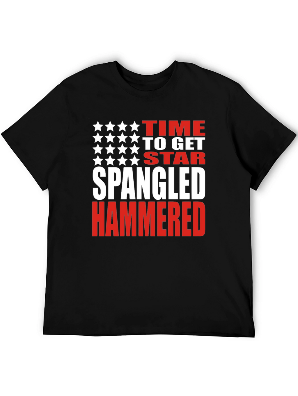 Star Spangled Hammered T-Shirt - Patriotic USA Tee