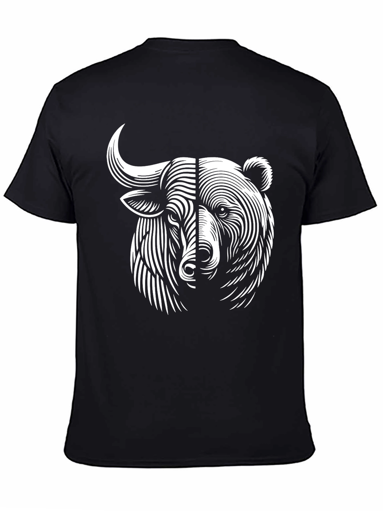 Bull & Bear Graphic Tee - Modern Investment T-Shirt