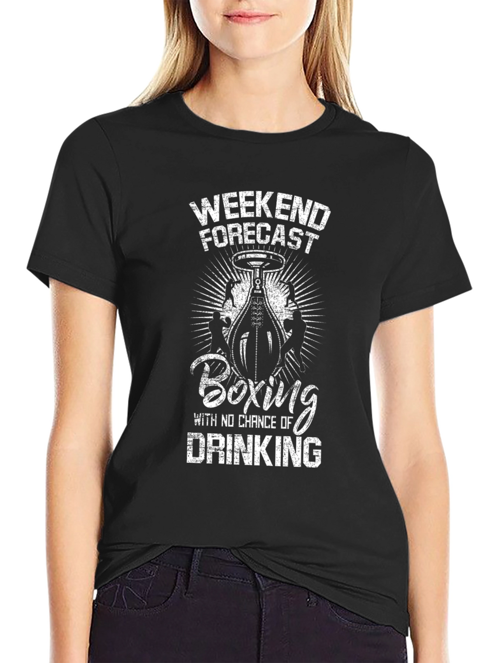 Boxing Weekend Forecast Black Graphic Tee