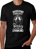 Boxing Weekend Forecast Black Graphic Tee