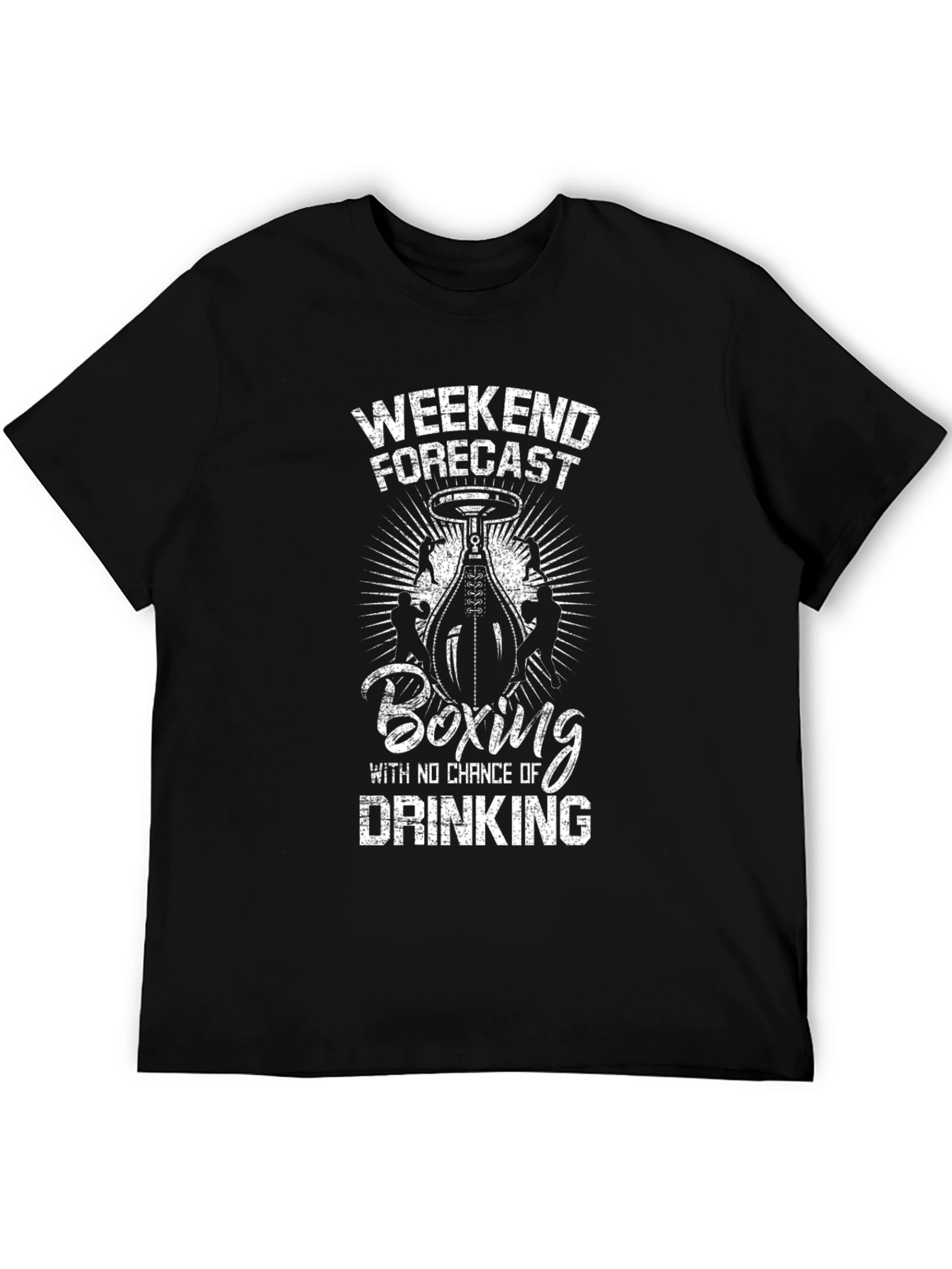 Boxing Weekend Forecast Black Graphic Tee