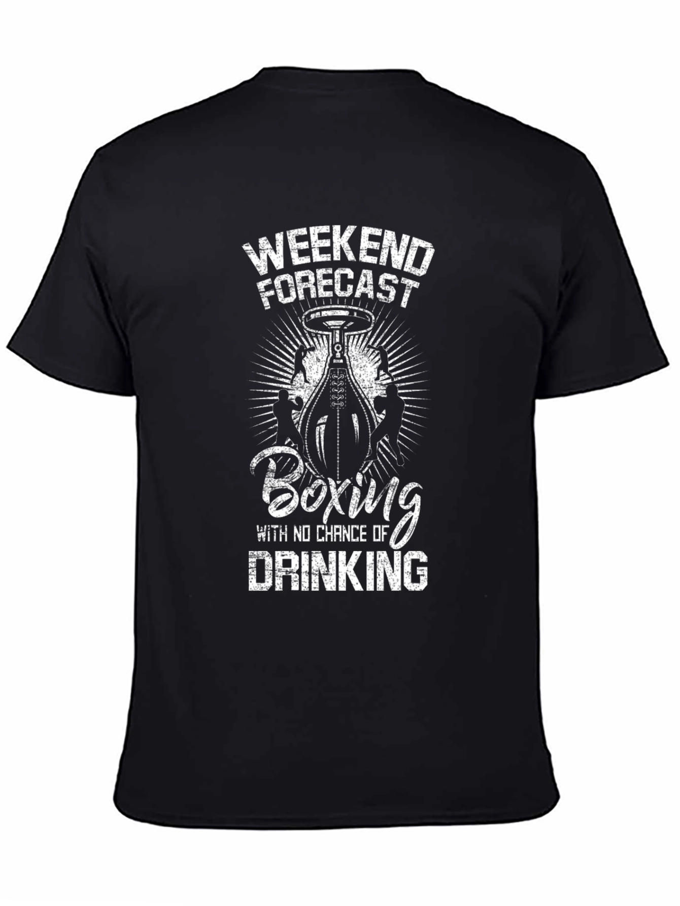Boxing Weekend Forecast Black Graphic Tee
