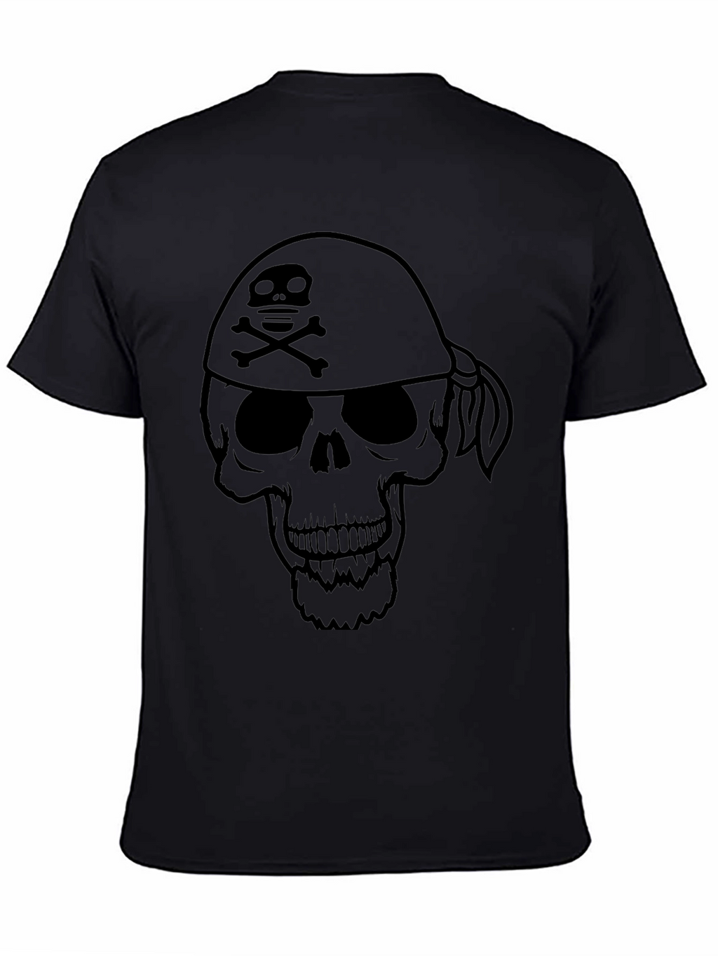 Skull & Crossbones Bandana T-Shirt - Pirate Style