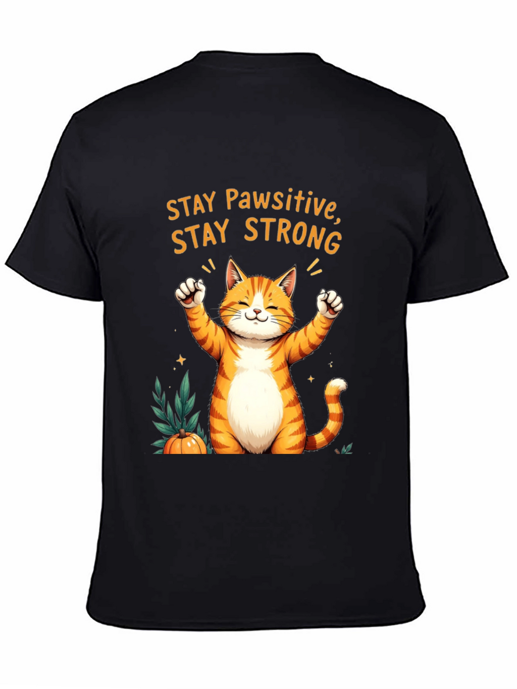 Pawsitive Orange Cat T-Shirt