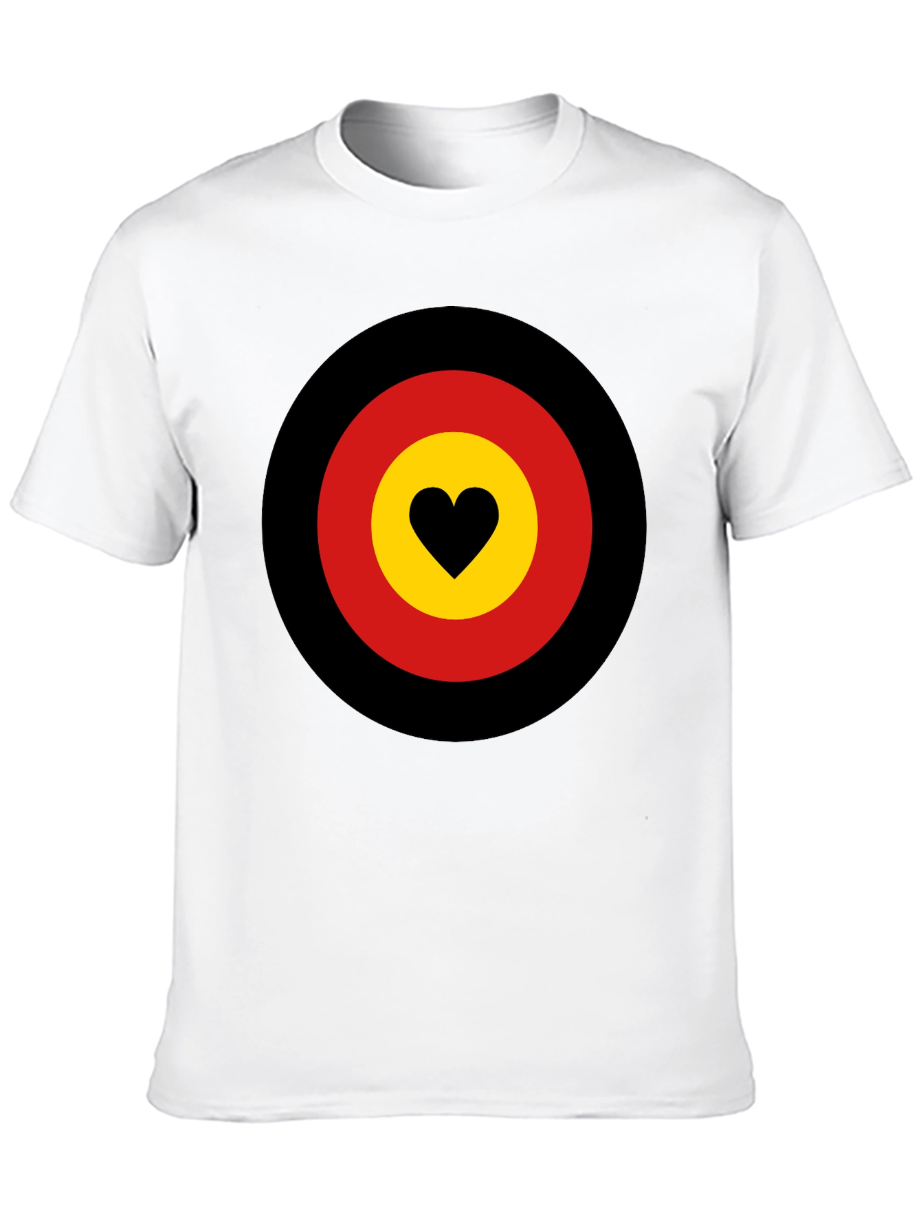 Heart Target Graphic Tee - Black