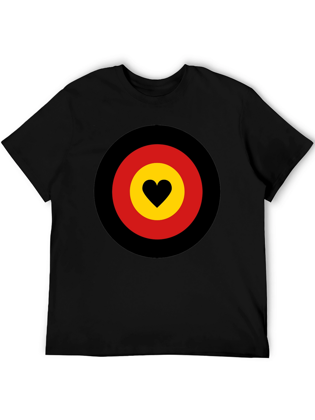 Heart Target Graphic Tee - Black