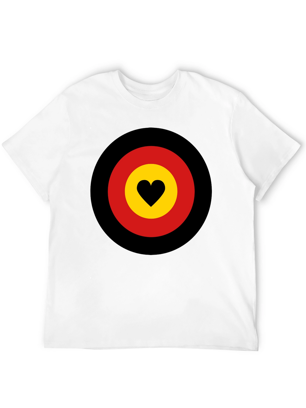 Heart Target Graphic Tee - Black