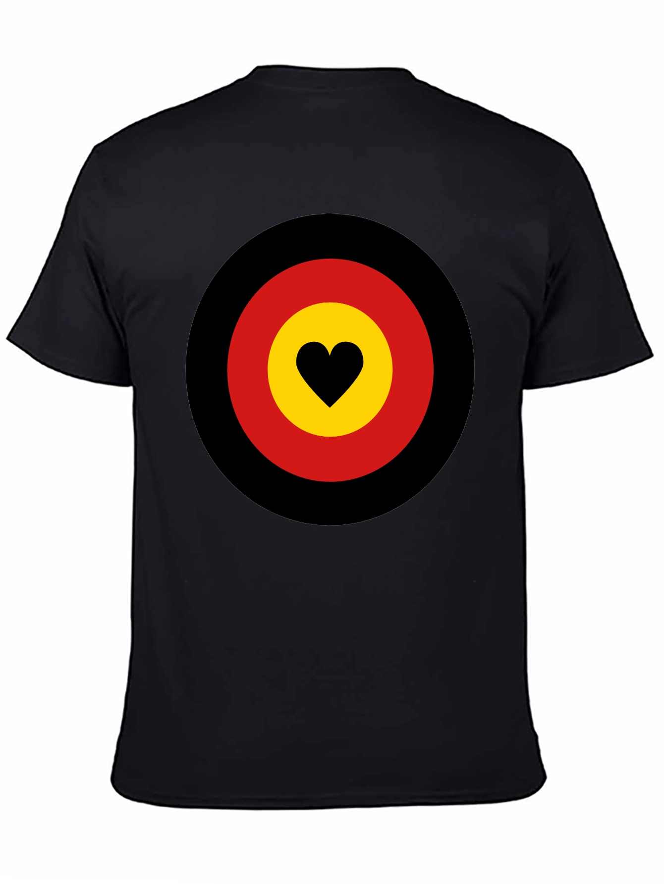Heart Target Graphic Tee - Black