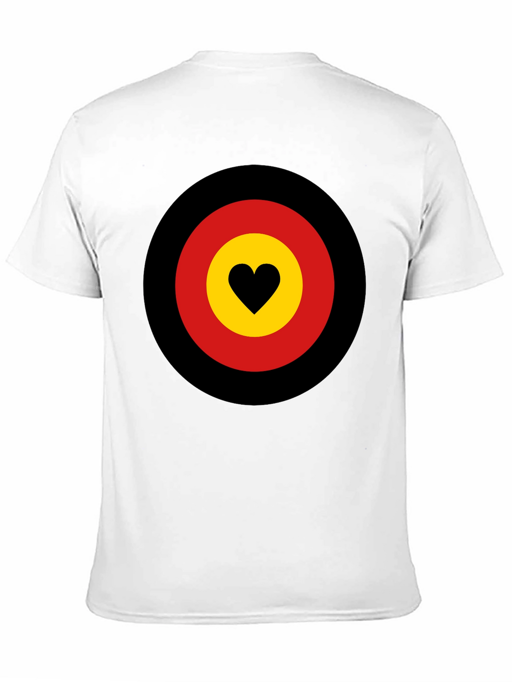 Heart Target Graphic Tee - Black