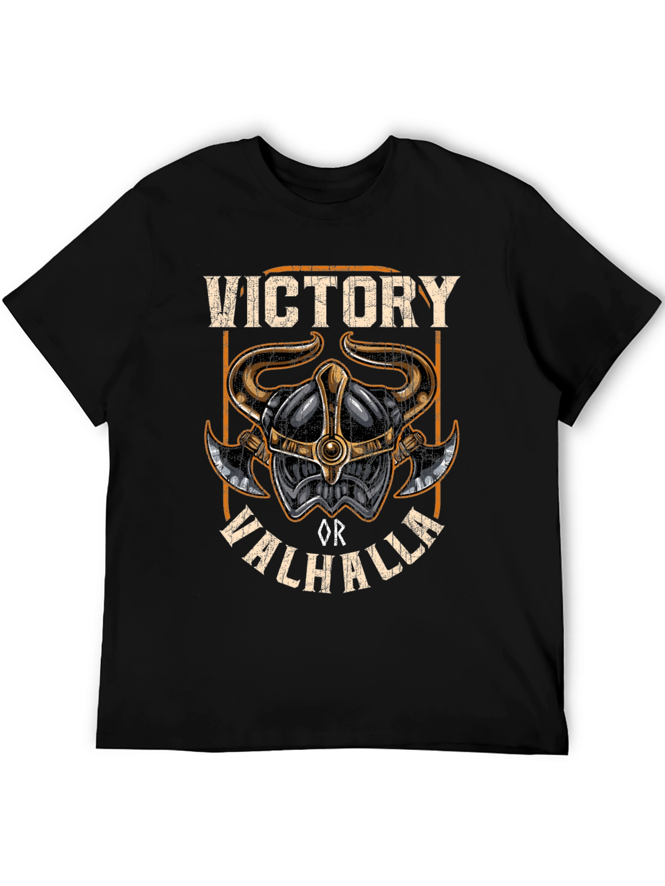 Victory or Valhalla Viking Graphic Tee