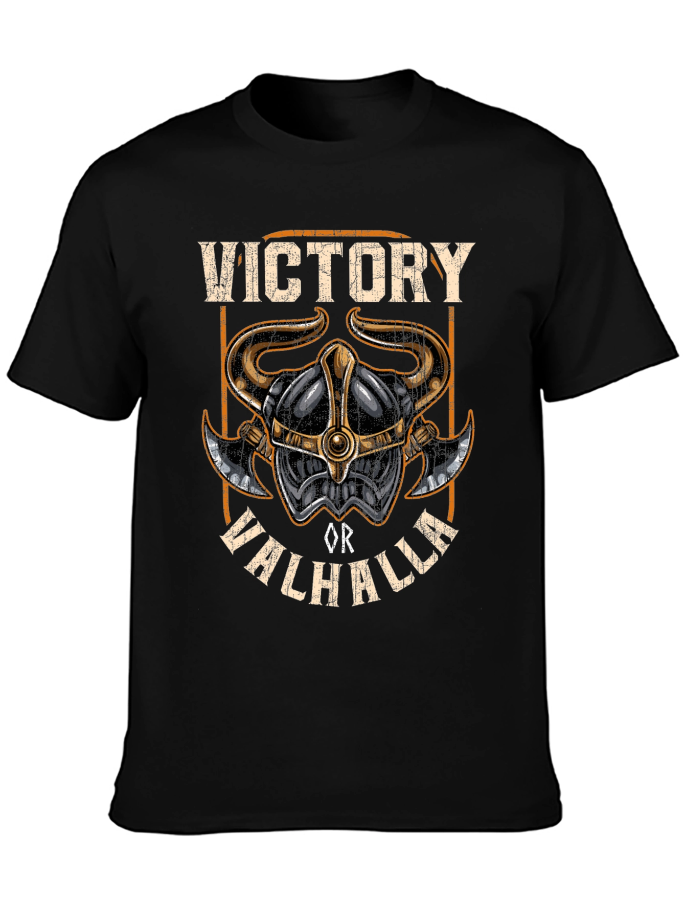 Victory or Valhalla Viking Graphic Tee