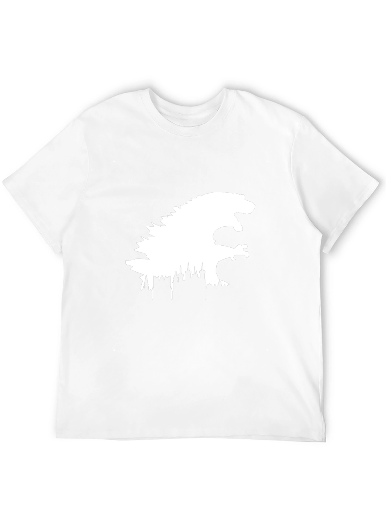 Godzilla Cityscape Graphic Tee - Black