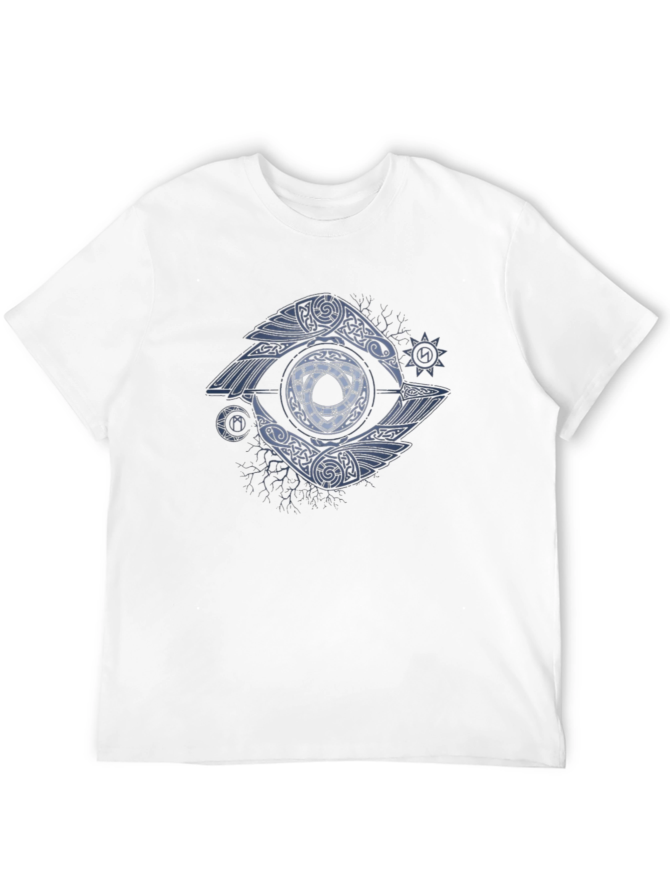 Raven Eye Graphic Tee - Celtic Knot Design