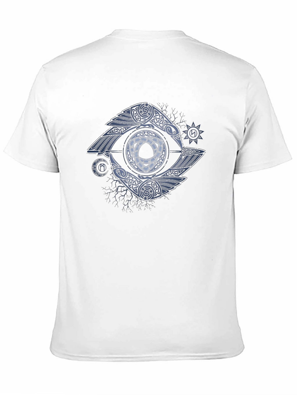 Raven Eye Graphic Tee - Celtic Knot Design