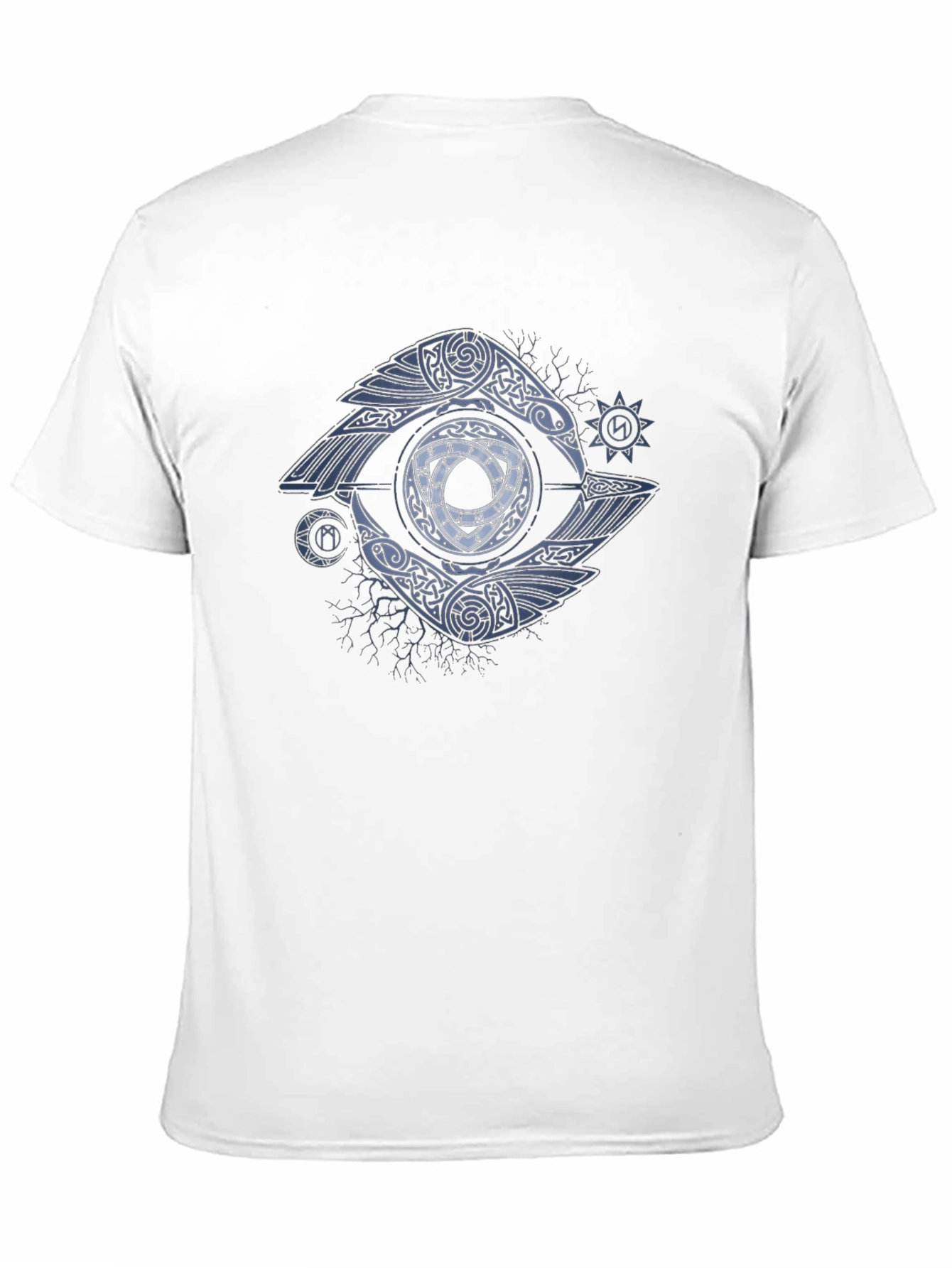 Raven Eye Graphic Tee - Celtic Knot Design