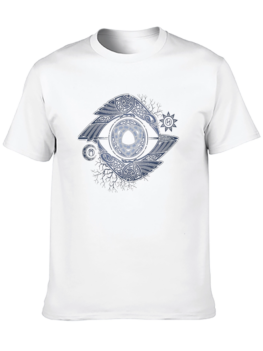Raven Eye Graphic Tee - Celtic Knot Design