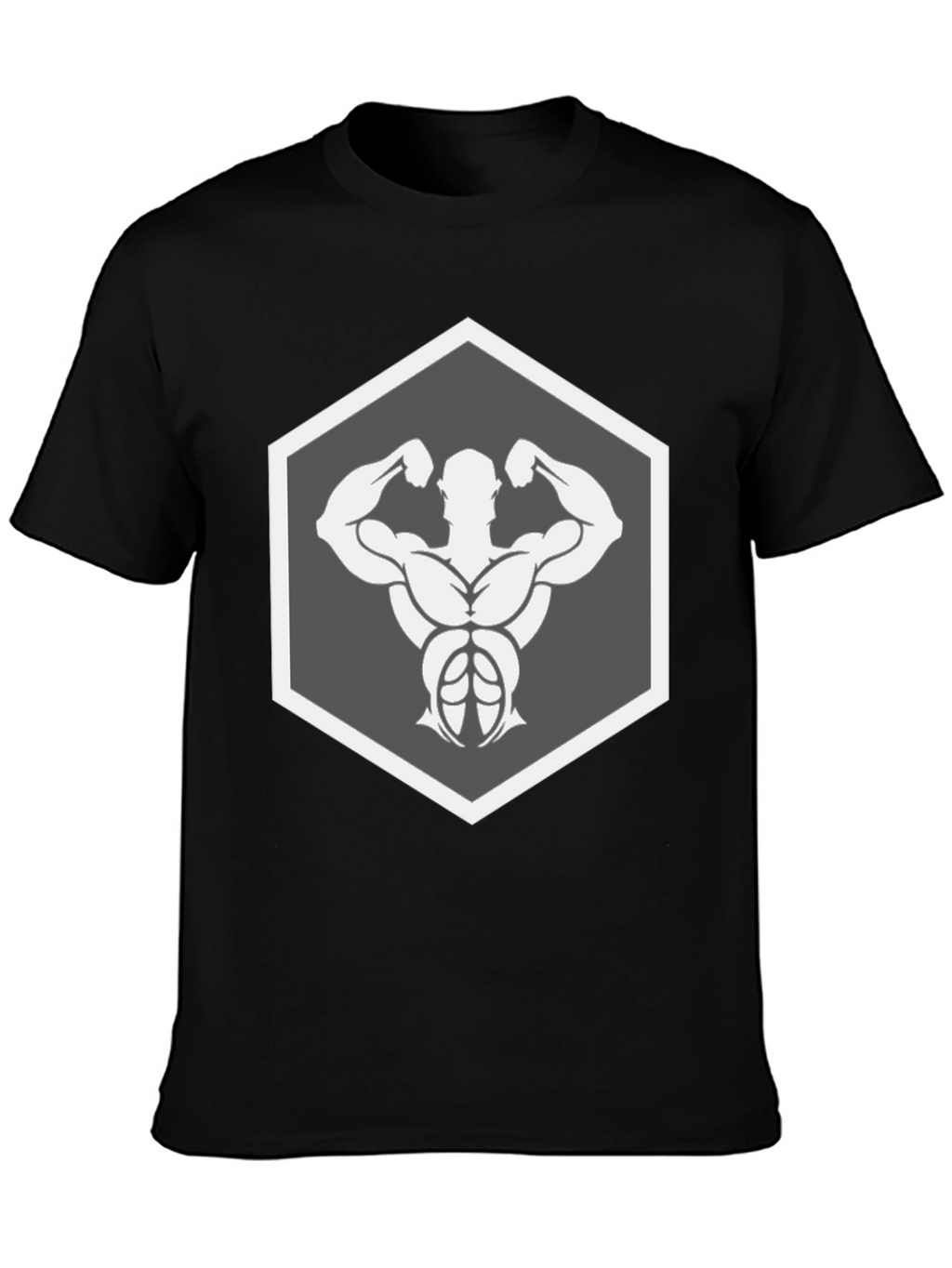Muscle Man Black T-Shirt