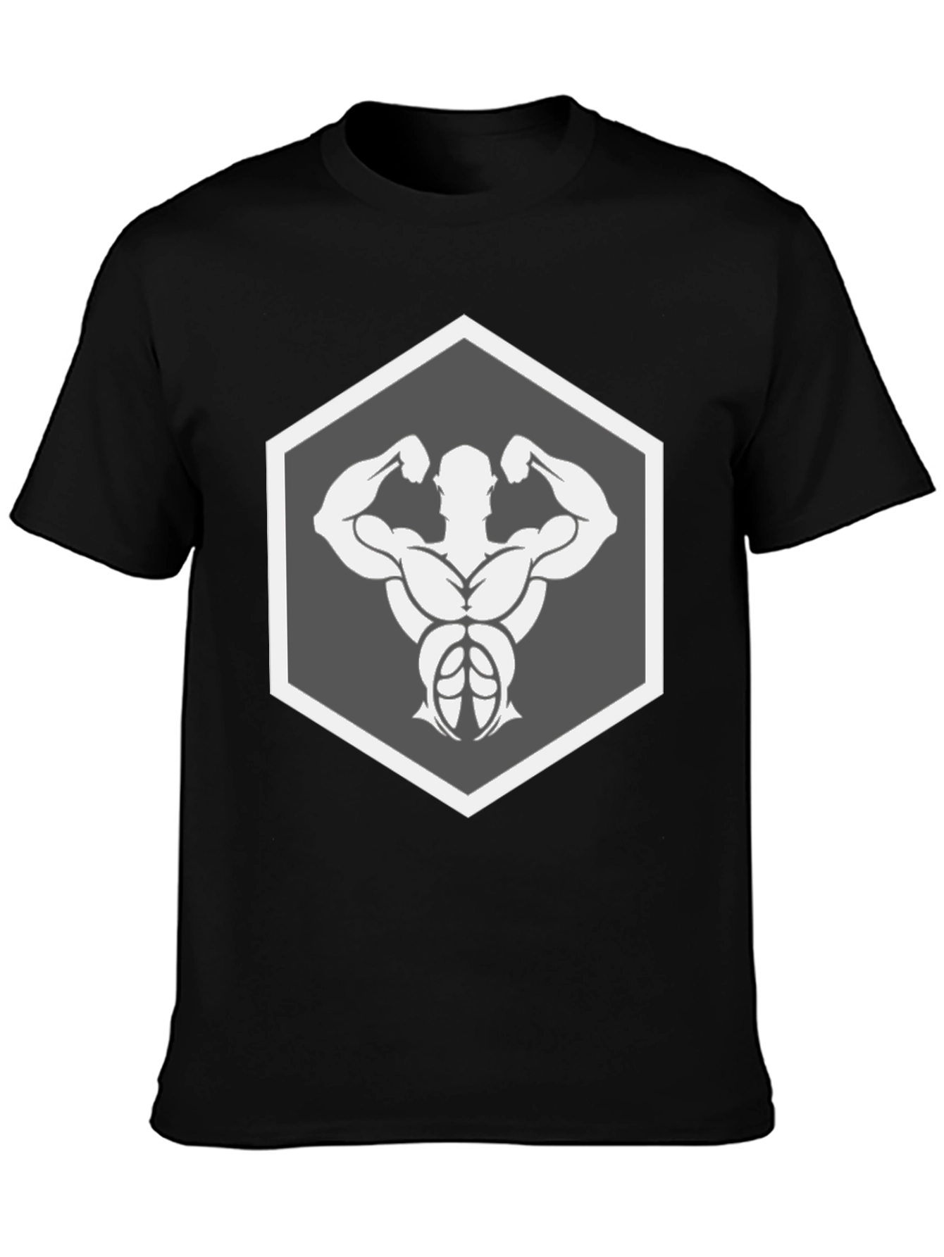 Muscle Man Black T-Shirt