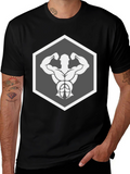 Muscle Man Black T-Shirt