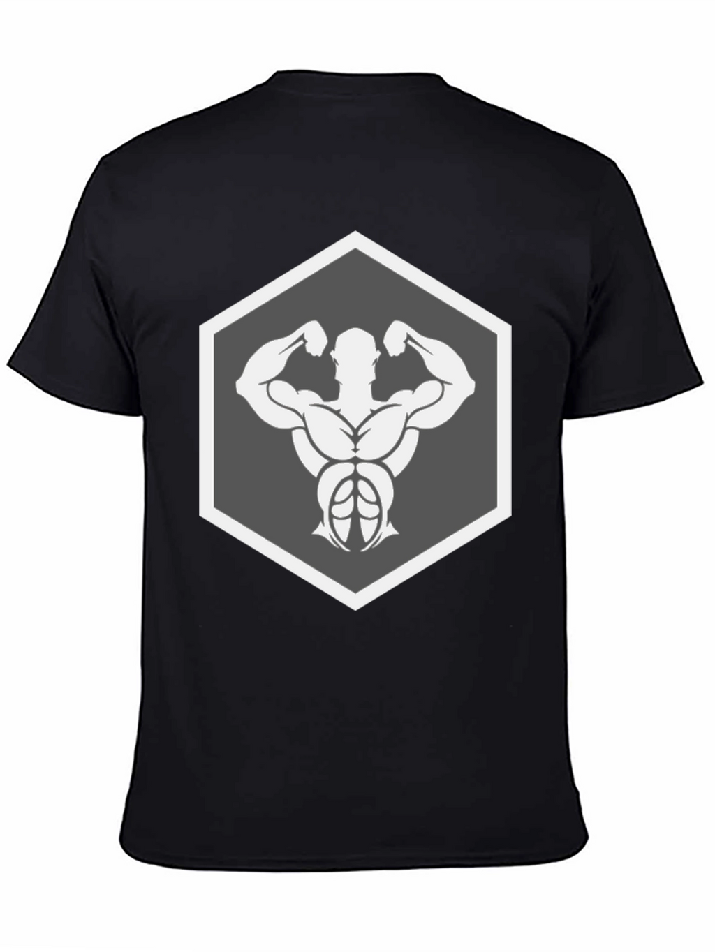 Muscle Man Black T-Shirt