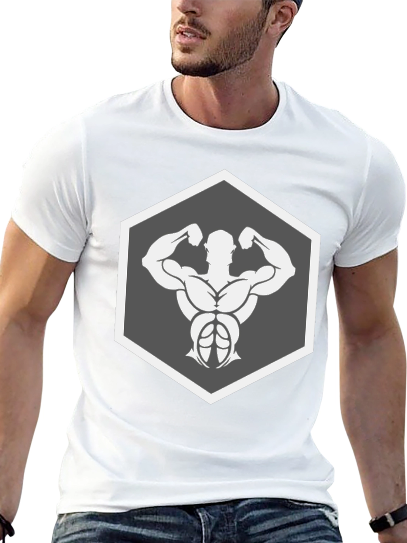 Muscle Man Black T-Shirt