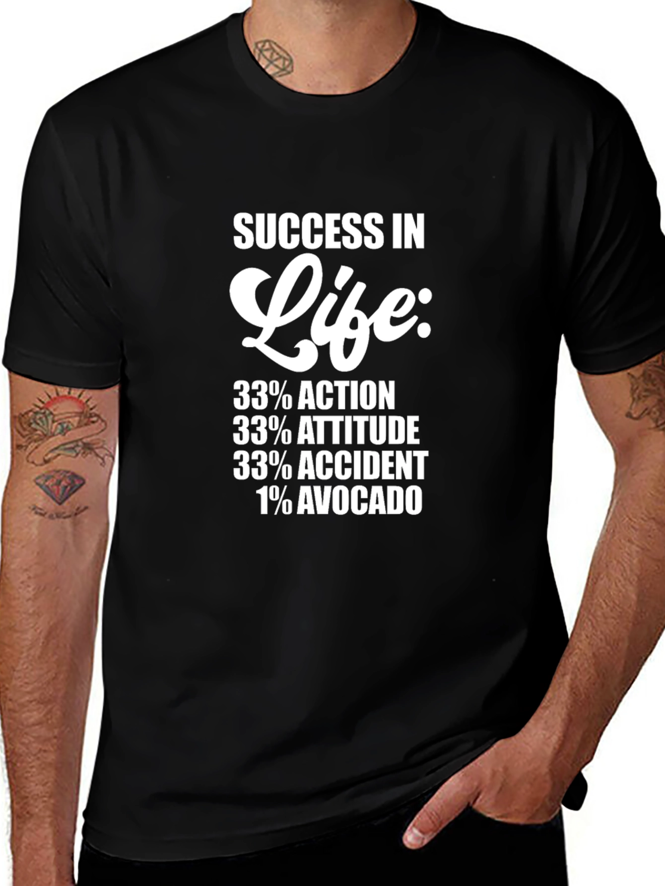 Funny Success in Life Graphic T-Shirt