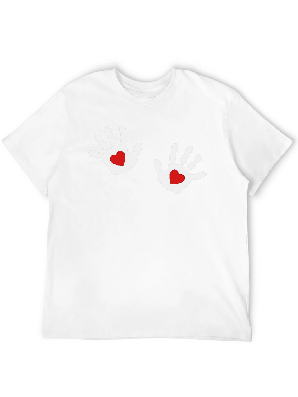 Hand Heart Graphic Tee - Black