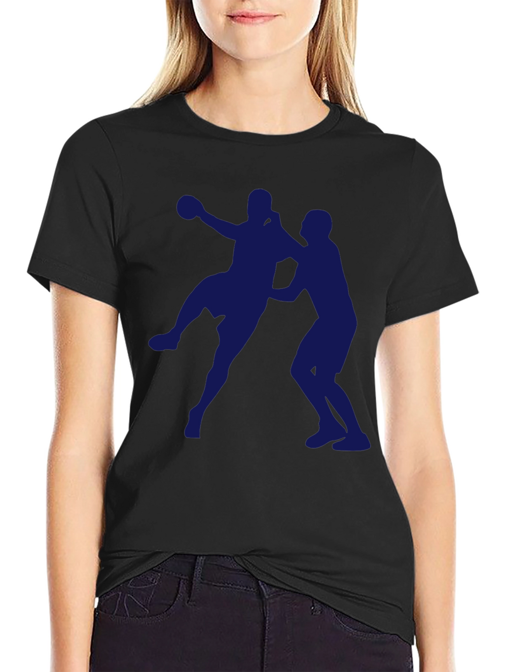 Handball Graphic T-Shirt - Sport Silhouette Tee