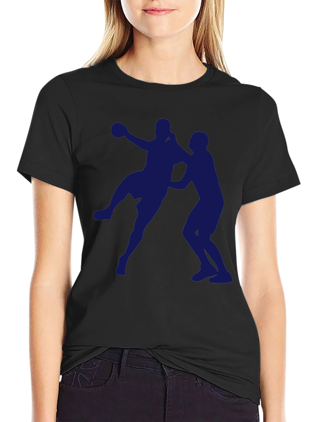 Handball Graphic T-Shirt - Sport Silhouette Tee