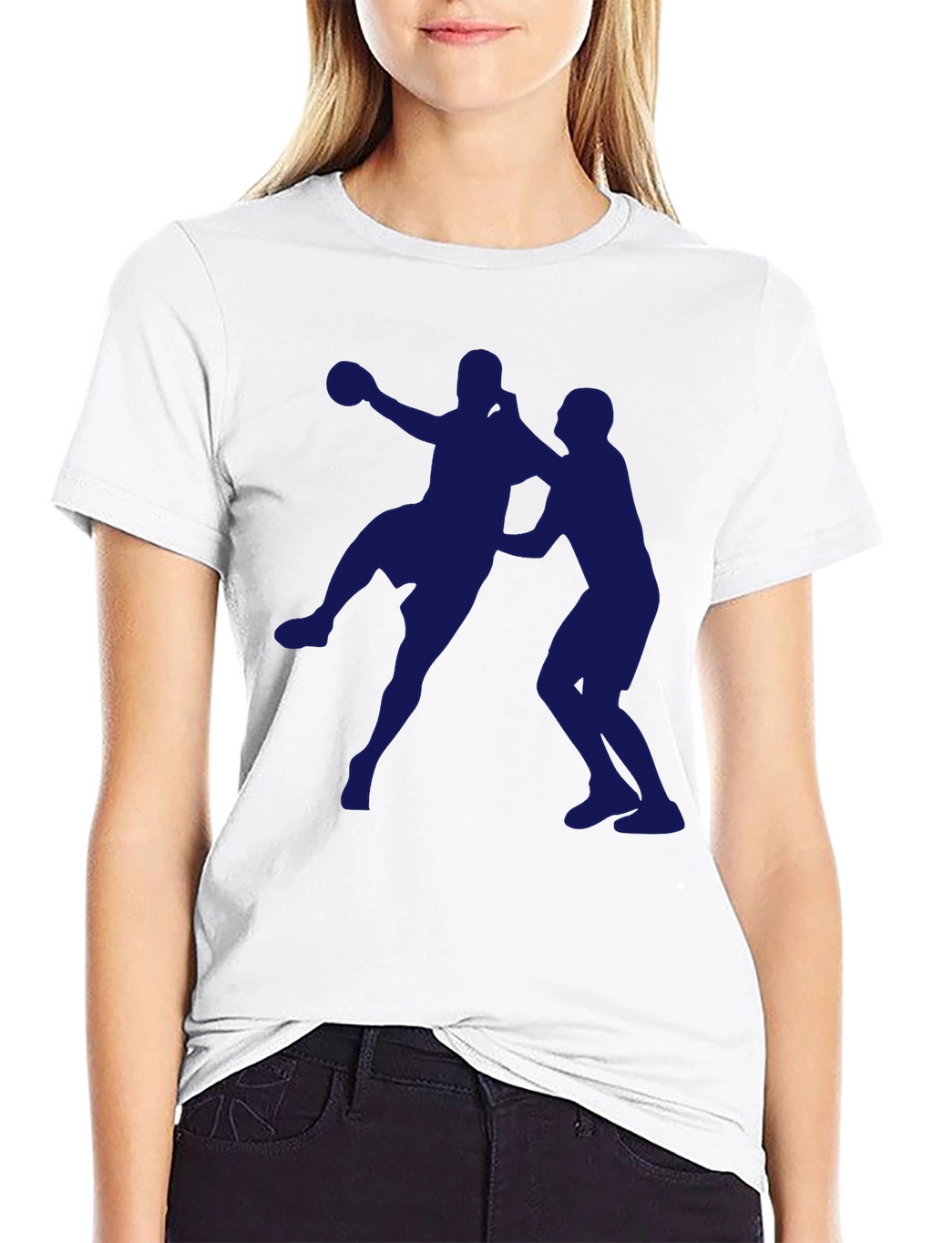 Handball Graphic T-Shirt - Sport Silhouette Tee
