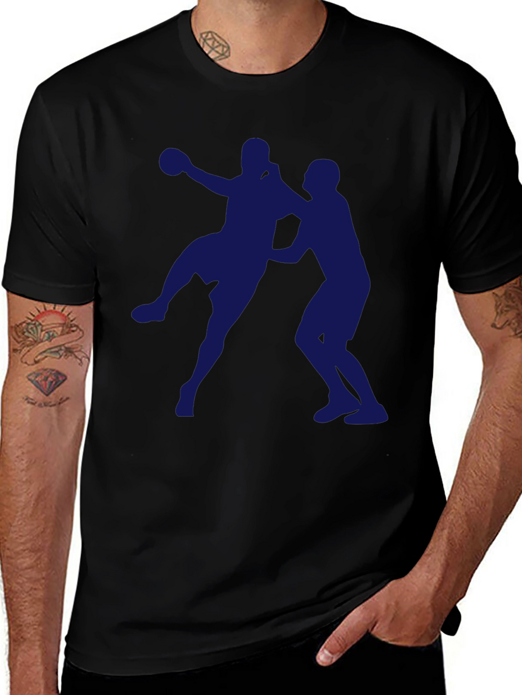 Handball Graphic T-Shirt - Sport Silhouette Tee