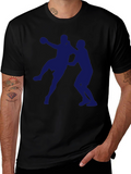 Handball Graphic T-Shirt - Sport Silhouette Tee